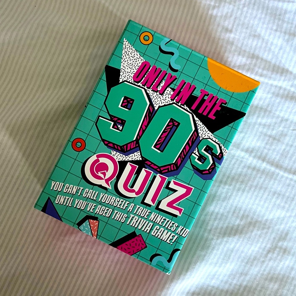 Only in the 90s quiz card game